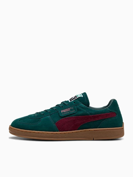 PUMA Super Team OG Sneakers Green Terrain - Ruby Shimmer - Gum