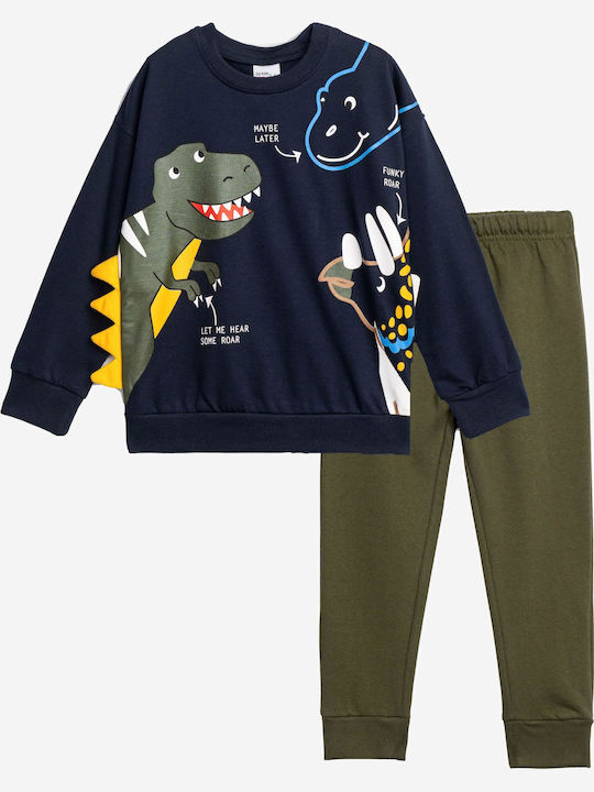 Kids Sweatpants Set Blue 2pcs