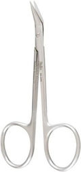 Медицински Ножици За Кожни Бенки Biro Dermal Naevus Извити 10см Hb7482-03