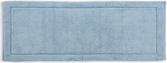 Down Town Home Bath Mat Cotton Eris Aqua 60x170cm