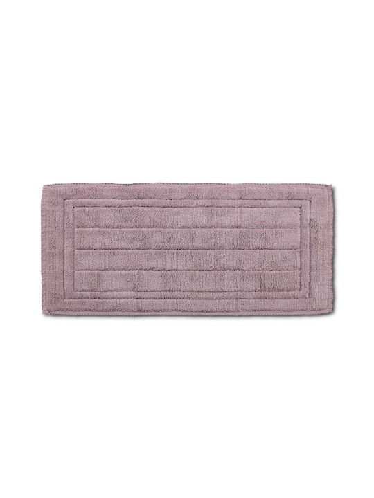 Down Town Home Badematte Baumwolle Rechteckig Chloe Lilac 50x110cm
