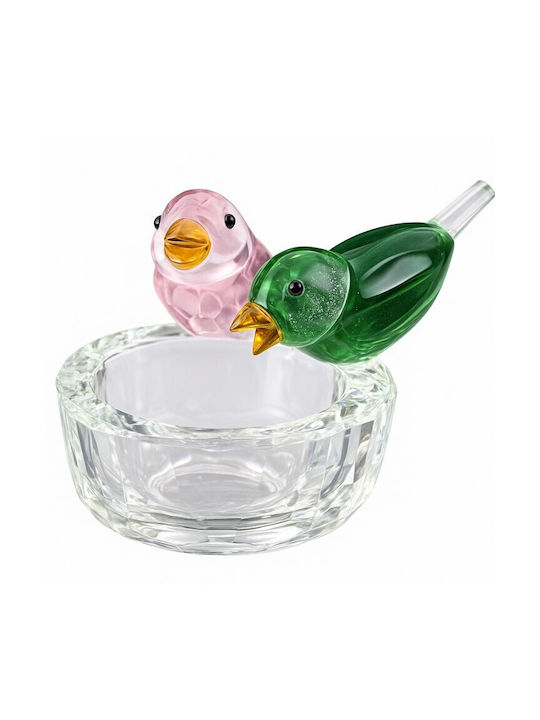 Galifas Decorative Bird made of Crystal 7.5x8cm 1pcs