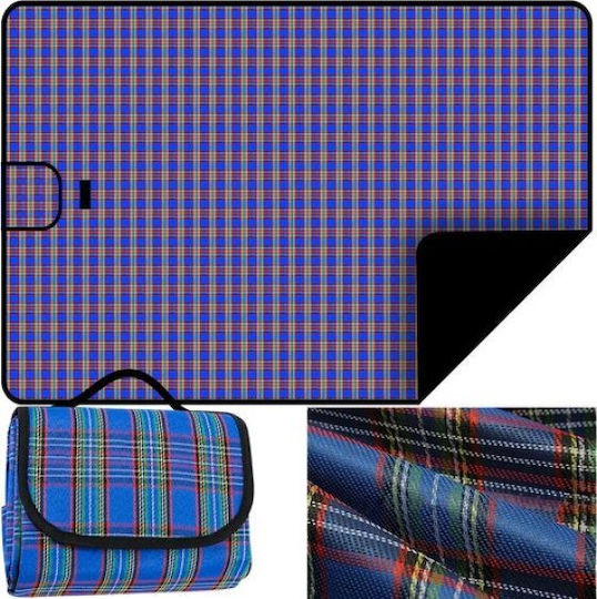 Malatec Κουβέρτα Πικ Νικ 180x145cm σε Μπλε χρώμα