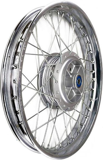 Rear Wheel Rim Complete Honda C50 Ttn Titan Silver