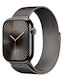 Apple Watch Series 10 Cellular Titanium 46mm 4G - LTE / Bluetooth / NFC / Wi-Fi Refurbished Grade A Slate - Milanese Loop Slate M/L