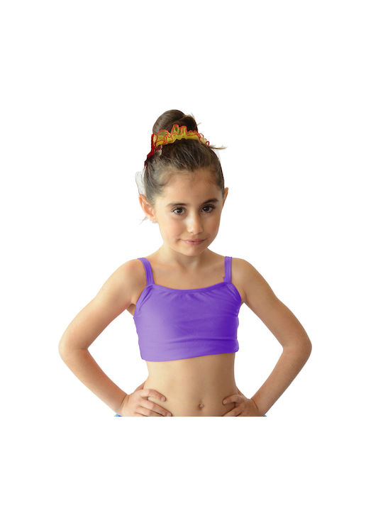 Kokoracostume Kids' Dance Crop Top Lycra Spande...
