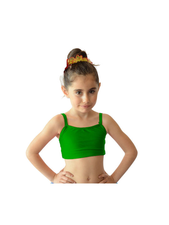 Kokoracostume Kids' Dance Crop Top Lycra Spande...