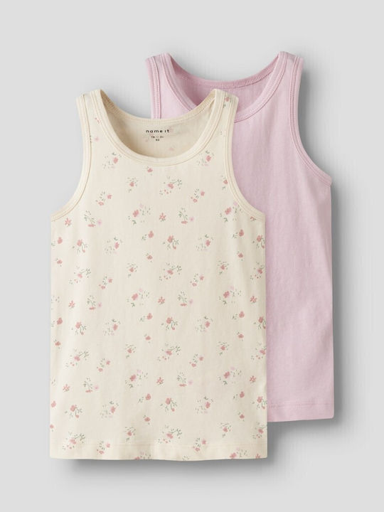 Name It Set pentru copii cu maiouri Pink 2buc