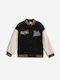 Kids Sweatshirt Cardigan Cotton Black