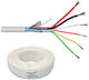 6 Shielded Fire Alarm Cable + Power 2x0.75 Full Copper 100m 6cuef+2x0.75