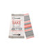 Set of 2 Printed Cotton Tea Towels 40x60 Coral