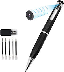 Resteq Spionagekamera Stift 1080p Mit Bewegungsmelder Resteq Spionagekamera Stift 1080p Mit Bewegungsmelder