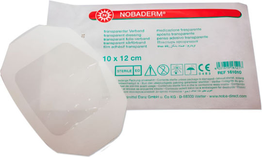 Αυτοκολλητα Επιθεματα Διαφανη Αδιαβροχα Nobaderm 15 X 20cm 1τεμ