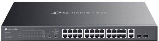TP-LINK Omada ES228GMP v1 Managed L2 PoE+ Switch με 26 Θύρες Gigabit (1Gbps) Ethernet και 2 SFP Θύρες