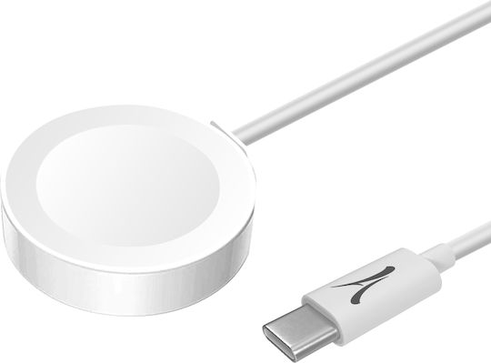 Cable Magnetic Usb-c Apple Watch Fast Secure Charge 1m Akashi White