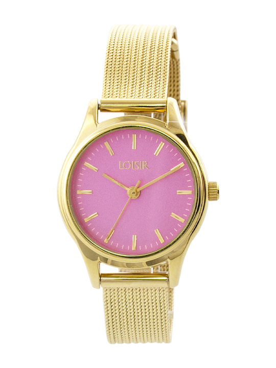 Loisir Mini Elegance Women's Watch with Gold Metal Bracelet