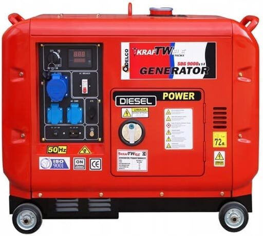 Kraftwele Тиха Генератор Дизел с Миза и Максимална Мощност 9.5kVA