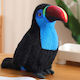 Plush Toucan Bird Stuffed Toy Cuddle Blue 20cm Edukamp