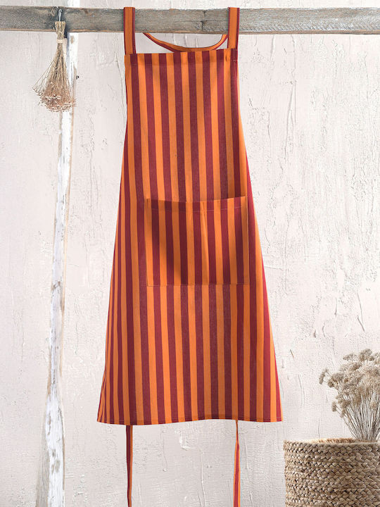Rythmos Knossos Apron Orange 85x60cm