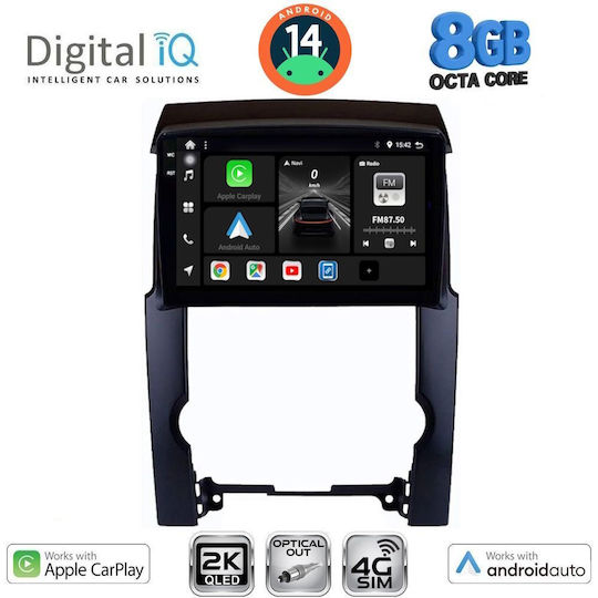 Digital IQ Car Audio System for Kia Sorento 2009-2014 (Bluetooth/USB/WiFi/GPS/Apple-Carplay/Android-Auto) with Touch Screen 10"