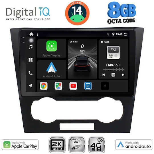 Digital IQ Car Audio System for Chevrolet Epica 2006-2011 (Bluetooth/USB/WiFi/GPS/Apple-Carplay/Android-Auto) with Touch Screen 9"
