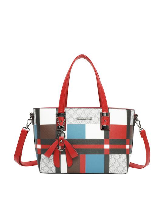 Gallantry Karierter Tote Tasche Damen Dekorativ...