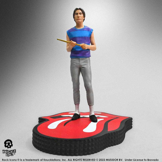 Rolling Stones Rock Iconz Statue Charlie Watts Tattoo You Tour 1981 22 Cm