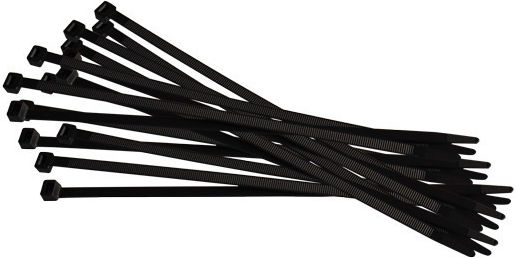 Black Nylon Cable Ties 2.5*160 Mm Set 100 Pcs Cobra 9091c