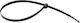 Black Nylon Cable Ties 4.8*250 Mm Set 100 Pcs
