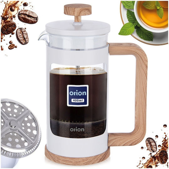 Whiteline 400ml French Press Coffee Tea Maker