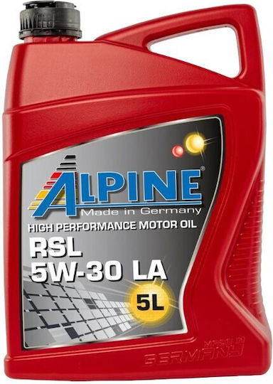 Alpine Synthetic Car Oil 5W-30 5lt AL530LA/5L