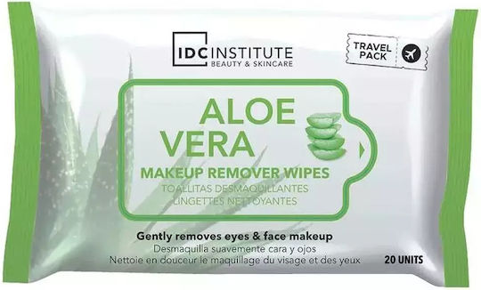 IDC Institute Aloe Vera Wipes Makeup Remover Face 20pcs