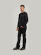527 Men's Jeans Pants with Slim Fit Black