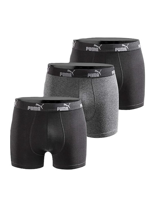 PUMA Herren Boxershorts Multicolor 3Packung