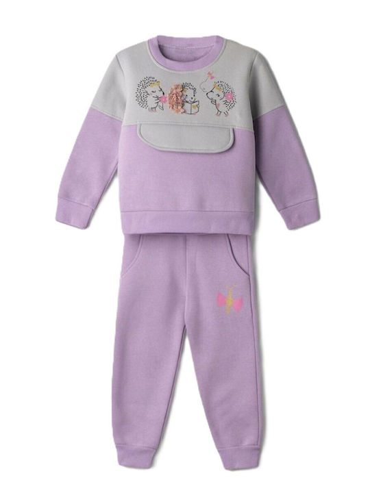 Evita Kinder Sweatpants Set - Jogginganzug Lilac
