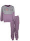 Kids Sweatpants Set Lilac 2pcs