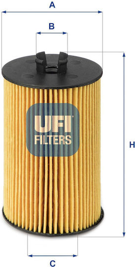 Ufi Oil Filter 25.012.00