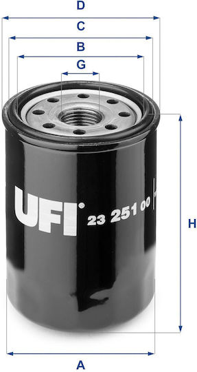 Ufi Филтър За Масло 23.251.00