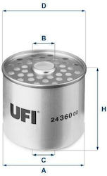 Ufi Fuel Filter 24.360.00