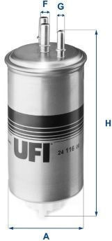 Ufi Benzinfilter 24.116.00