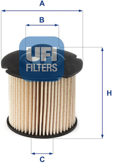 Ufi Fuel Filter 26.104.00