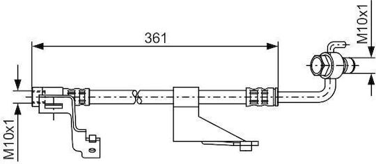 Bosch Brake Hose 1 987 476 821