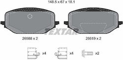 Textar Brake Pad Set Disc Brake 2658801 Textar Brake Pad Set Disc Brake 2658801