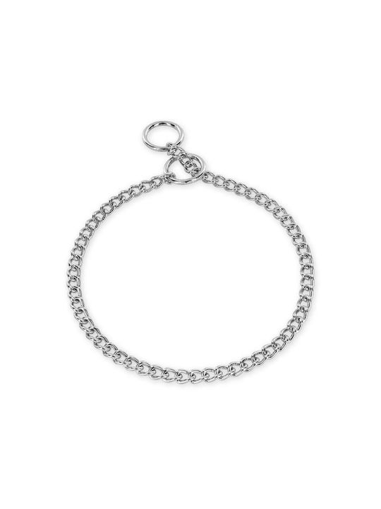 Sprenger Collar Round Narrow Links Steel Chrome-Plated 3.0mm Choke Collar Training Dogs Chrome-Plated Steel 60cm