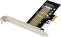 Powertech Κάρτα PCIe σε 1 θύρα M.2 Powertech Κάρτα PCIe σε 1 θύρα M.2