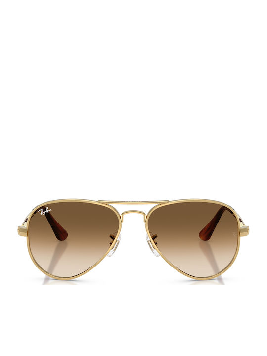 Ray Ban Unisex Sunglasses with Gold Metal Frame...