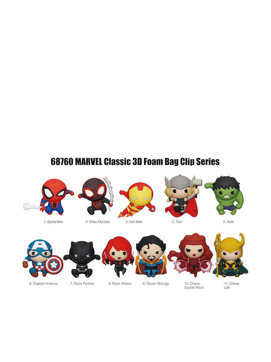 Marvel Classic 3D 3D Schaumstoff Beutel Clip Display 24 Stück