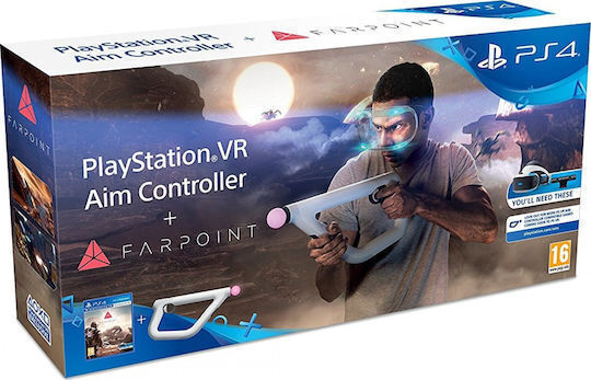 Farpoint Vr + Sony Playstation Vr Aim Controller Ps4 New
