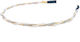 Hair Headband Twist Rhinestones & Pearls Silver