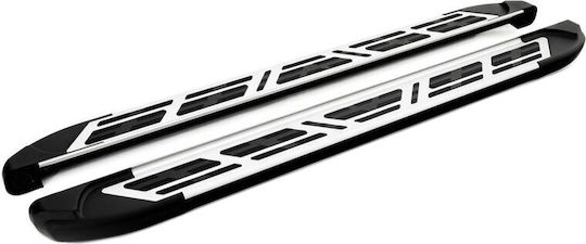Σκαλοπάτια Πλευρικά Ασημί Sapphire V2 Συμβατά Audi Q7 4l